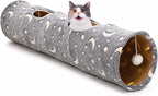 Small pets interacting with the peekholes on the tunnel tube