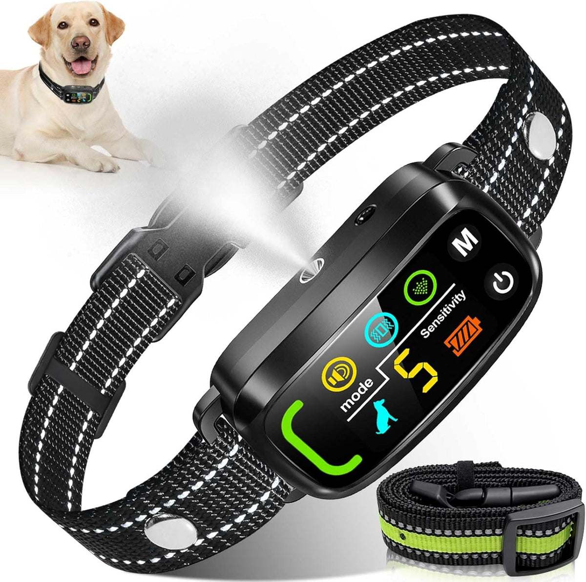 Pqjdfx Citronella bark collar front view