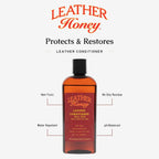Leather Honey concentrated leather cleaner four ounce bottle formula
