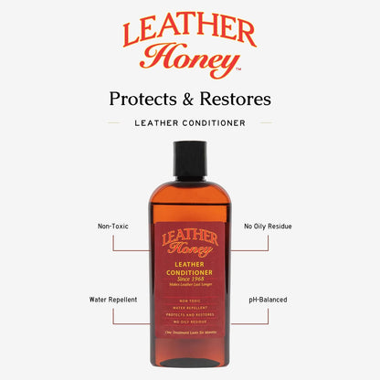 Leather Honey concentrated leather cleaner four ounce bottle formula