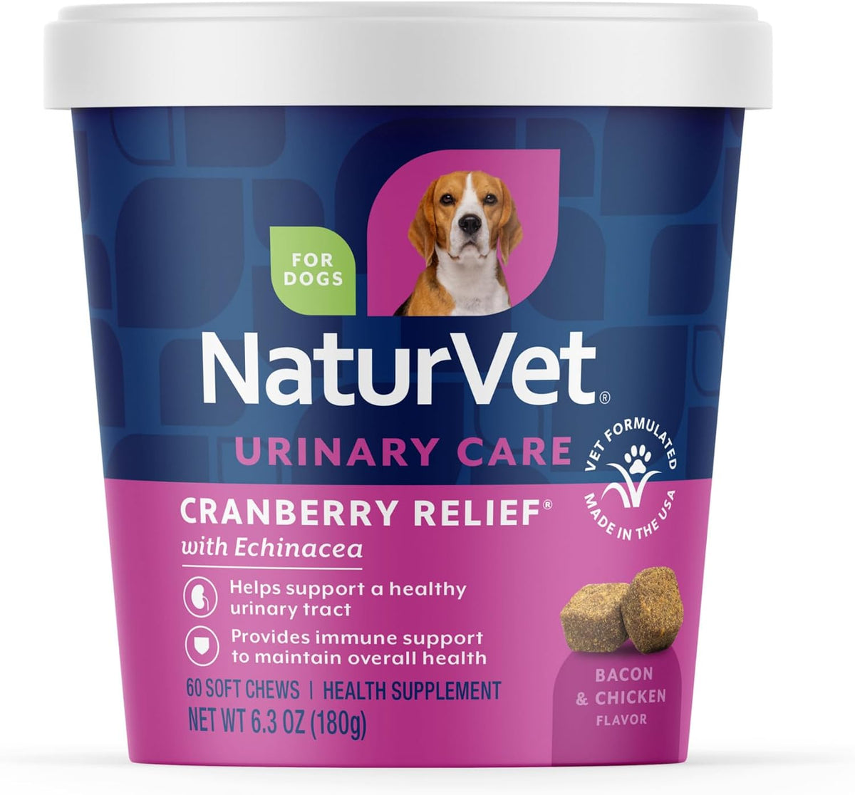 NaturVet - Cranberry Relief Plus Echinacea - Helps Support a Healthy Urinary Tract & Immune System - 120 Soft Chews - Image 11