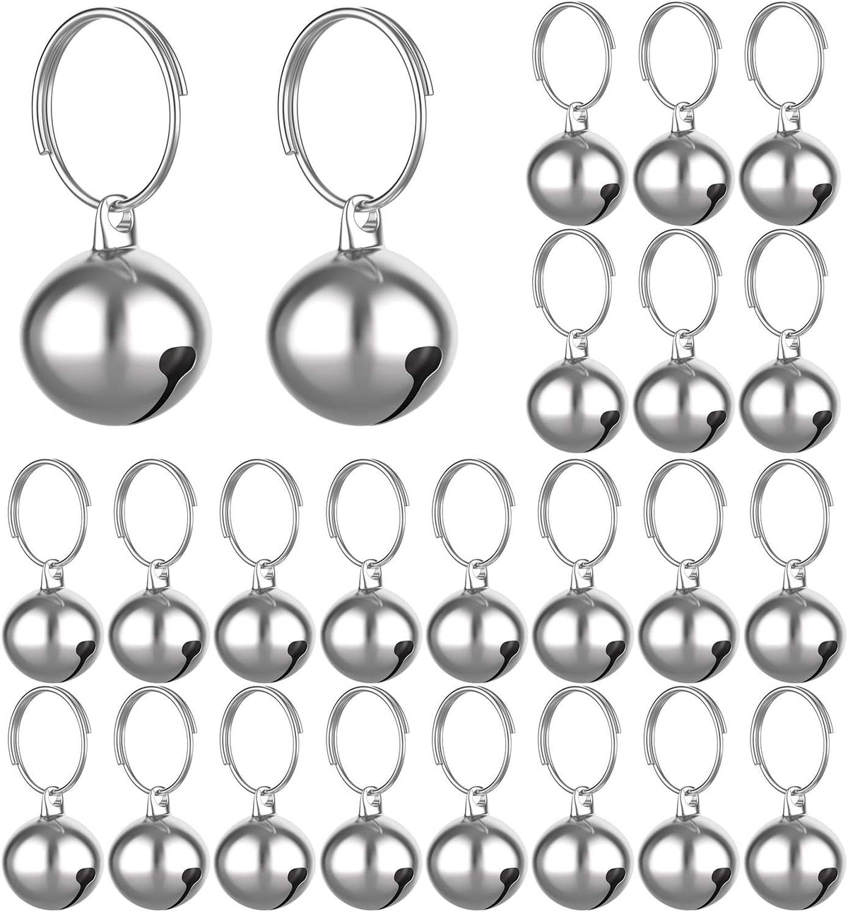 Outus 24 Sets of Cat Bells for Cat and Dog Collar Pendant Pet Bell Pet Pendant Accessories - Image 9
