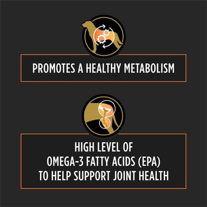 Purina OM Metabolic Response Plus Joint Mobility therapeutic kibble for adult dogs facing arthritis and weight issues