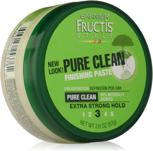 Garnier Fructis Style Pure Clean Finishing Paste 2 Ounce jar front view