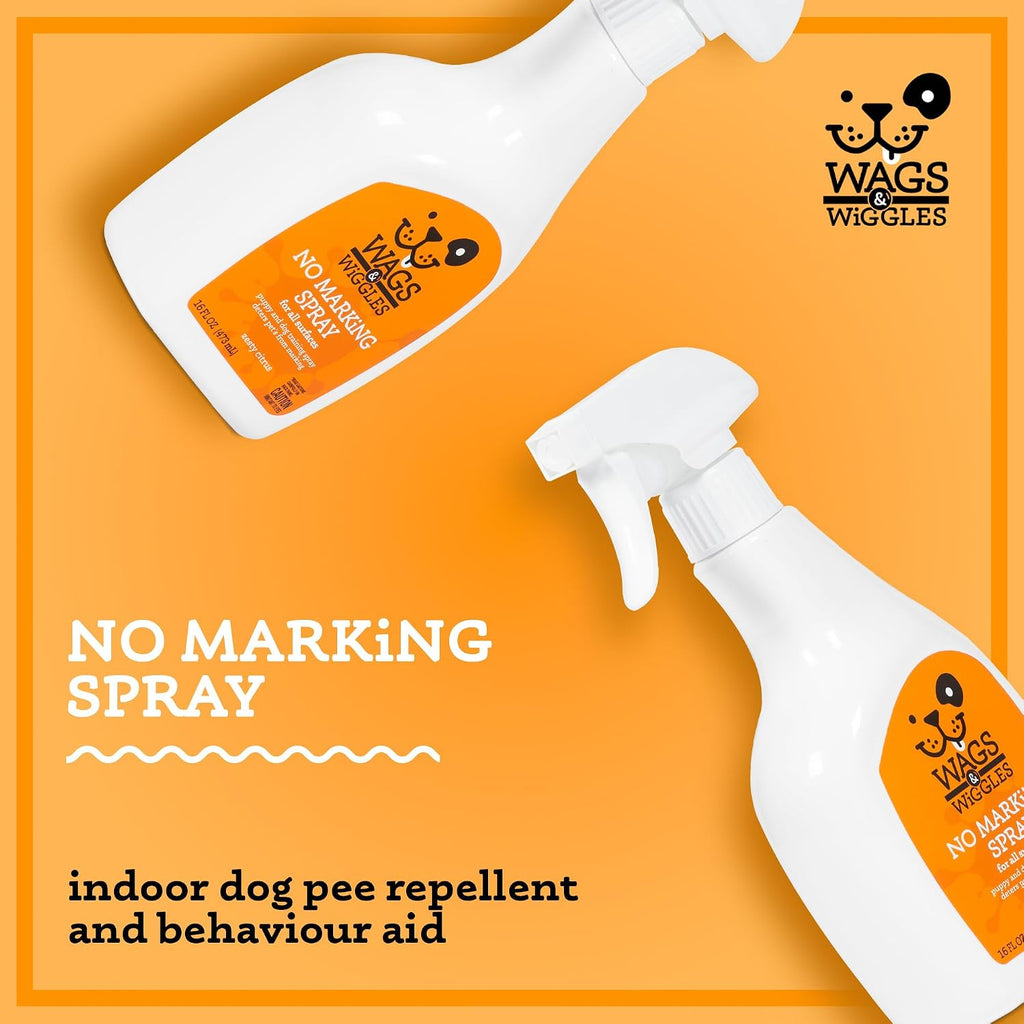 Wags And Wiggles behavior correction spray bottle label details