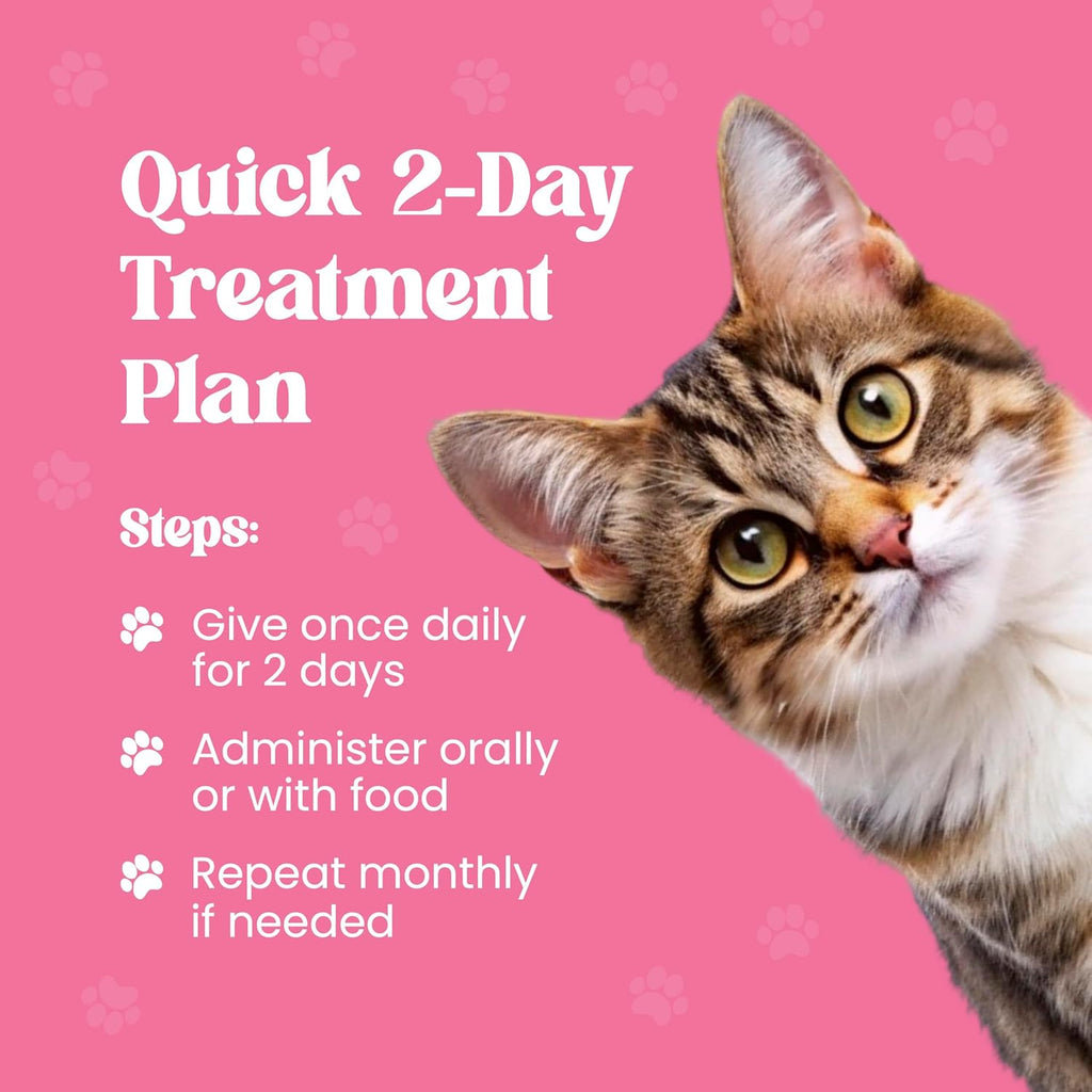 High quality imported liquid pet supplement bottle for tapeworm and roundworm removal.