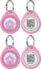 1 Pack Personalized Cat Tags,QR Code Pet ID Tags with Online Profile systerm,Editable Any Names and Phone numbles,Black,S - Image 9