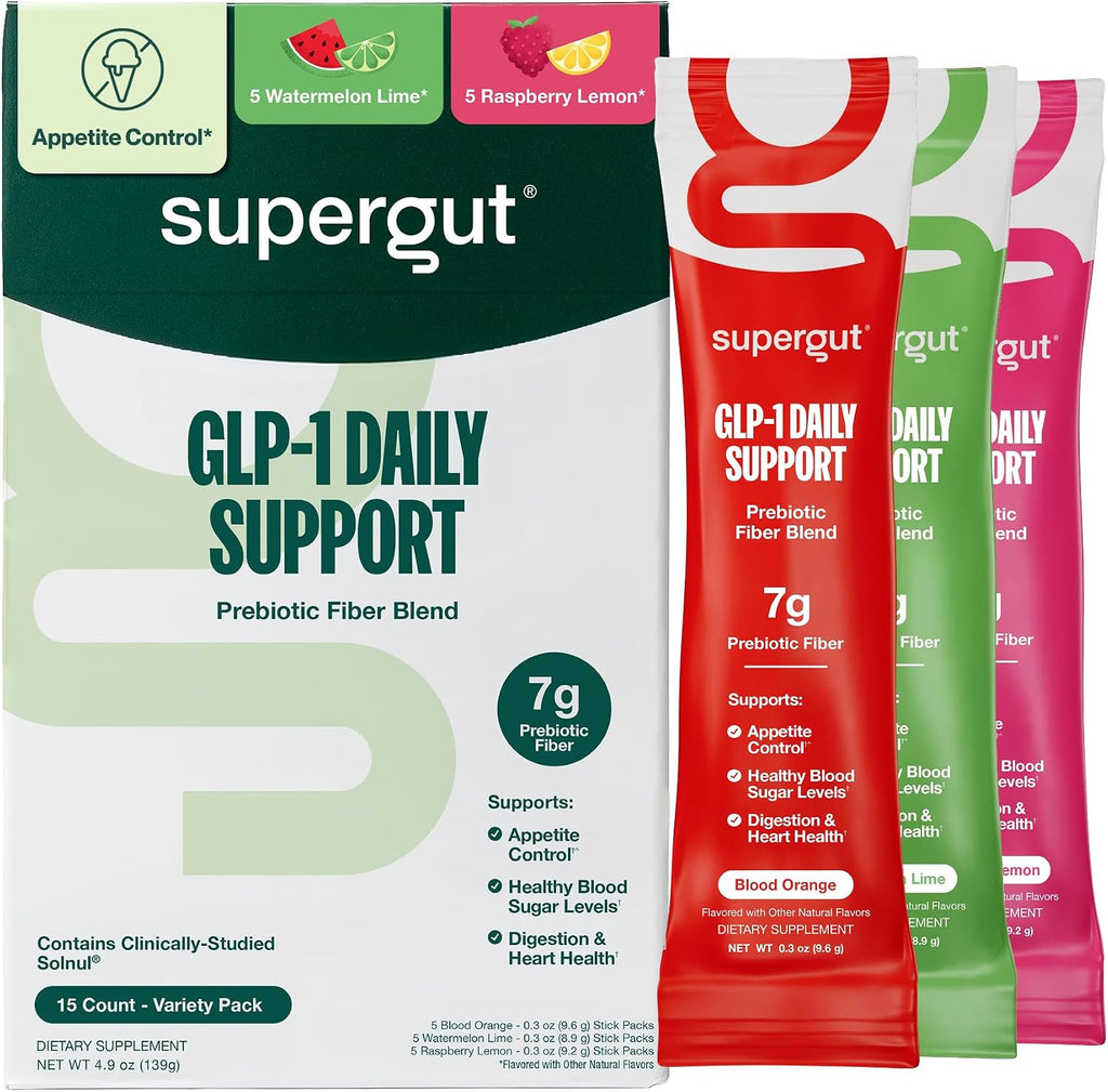 Supergut GLP1 Daily Support High Fiber Supplement Powder, 20 Servings - Image 14