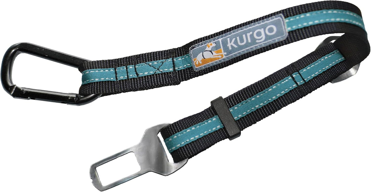 Kurgo Direct to Seatbelt Tether - Easy-Use Dog Car Harness Clip - Adjustable Ride Strap - Universal Fit for Most Vehicles - All Steel Hardware - Backseat Restraint - Orange - Image 9
