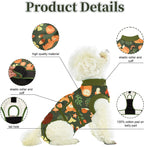 Breathable anti licking dog recovery clothes featuring adjustable magic tapes on back