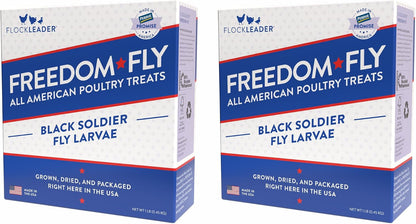 FLOCKLEADER Freedom Fly, All American Dried Black Soldier Fly Larvae Poultry Treats, 1 lb - Image 10