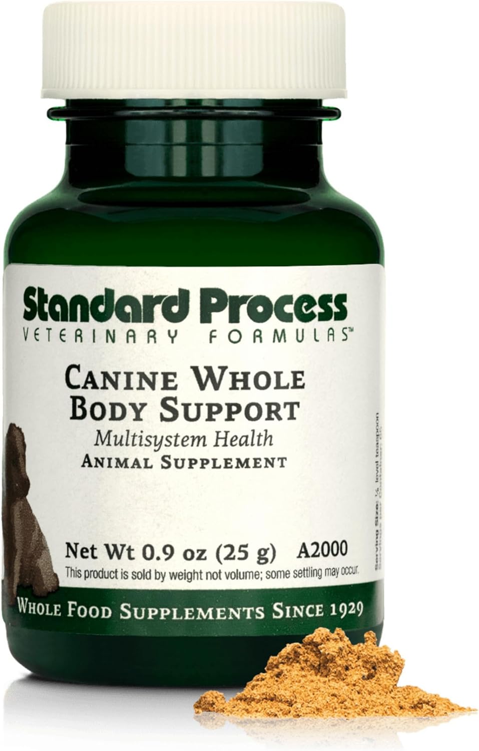 Standard Process pet health supplement product packaging