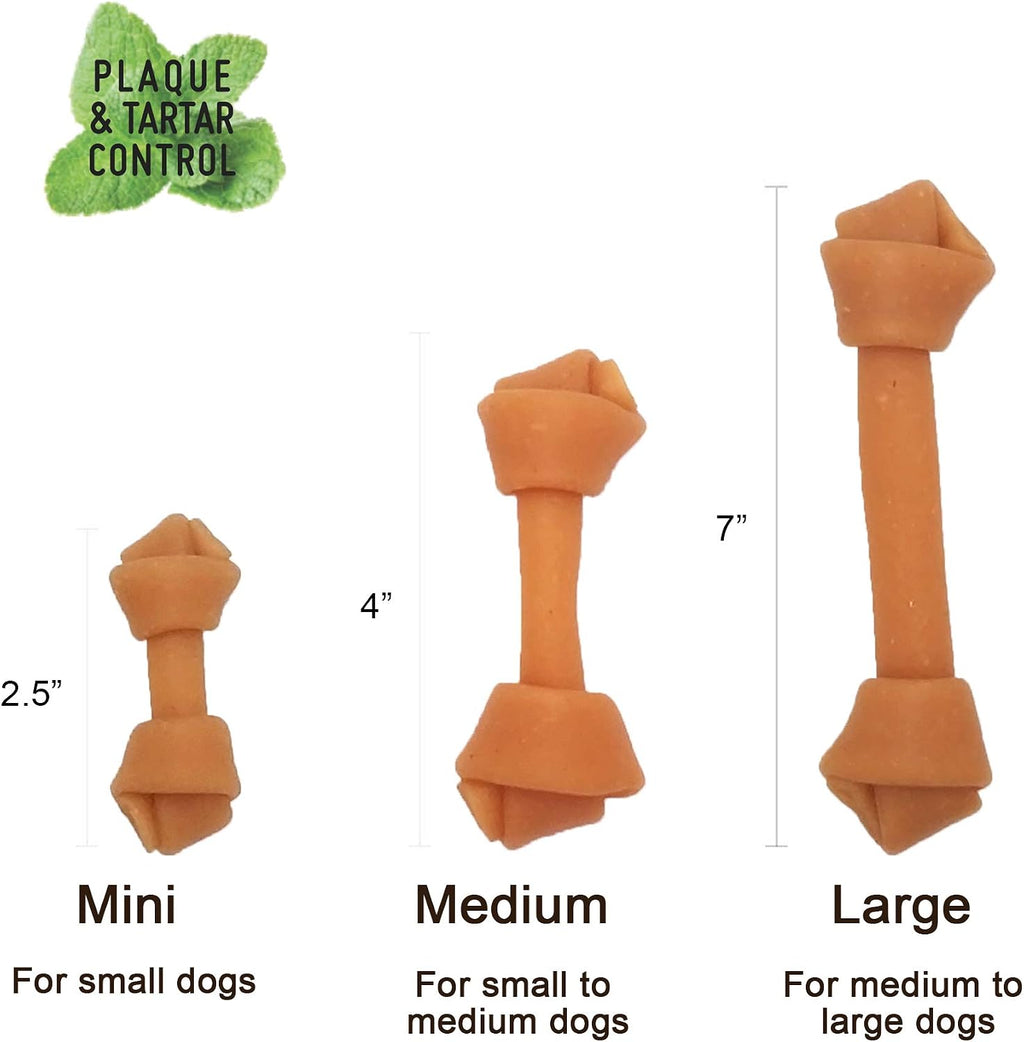 Gluten free peanut butter dog bones showing texture