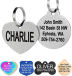 GoTags Stainless Steel Pet ID Tags, Personalized Dog Tags and Cat Tags, up to 8 Lines of Custom Text, Engraved on Both Sides, in Bone, Round, Heart, Bowtie and More (Dog Bone, Regular (Pack of 1)) - Image 14