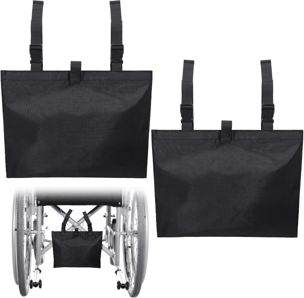 Threlaco urine drainage bag holder front view showing canvas material