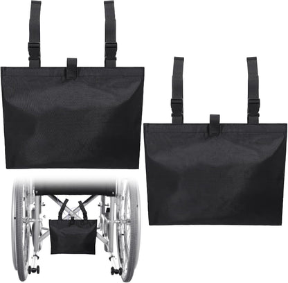 Threlaco urine drainage bag holder front view showing canvas material