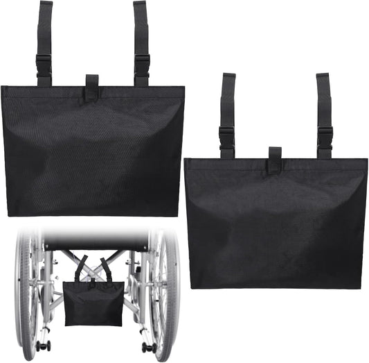 Threlaco urine drainage bag holder front view showing canvas material