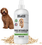 Fragrance free leave in conditioner for pain free dog brushing and mat removal