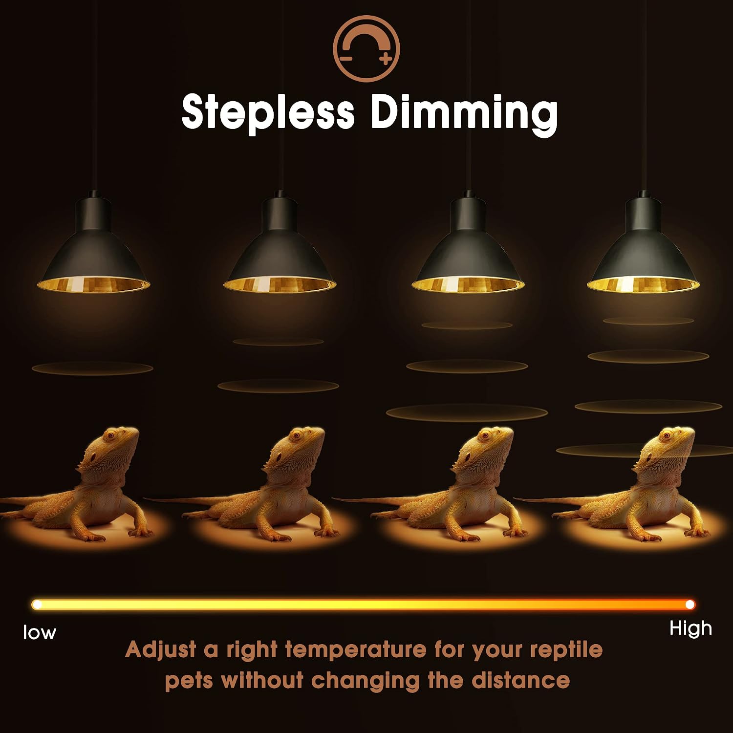 Aluminum dome reptile light fixture close up highlighting the ceramic socket.