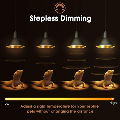 Aluminum dome reptile light fixture close up highlighting the ceramic socket.