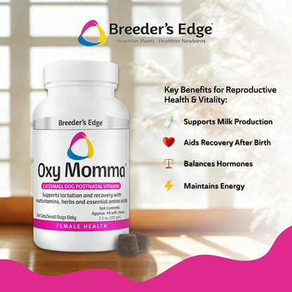 Postnatal vitamin supplement for lactating dogs and cats