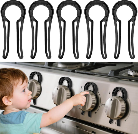 Axfvd gas stove knob locks front view on kitchen stove