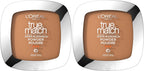 L'Oreal Paris True Match W2 Light foundation powder face makeup close up shot