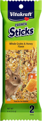 Vitakraft Crunch Sticks Rabbit Treat Wild Berry and Honey Flavor with Natural Grains and Honey Enriched with Essential Nutrients Baked on Wooden Stick to Encourage Chewing and Long Lasting Enjoyment - Image 11