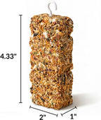 Jousonty Natural Bird Grain Treat Sticks hanging on a birdcage