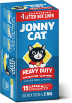 Jonny Cat Litter Box Liners: Heavy Duty - Tear & Leak Resistant - Drawstring Close - Jumbo, 15 Count - Image 10