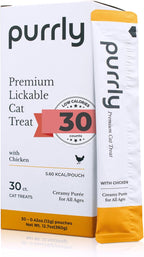 Purrly Squeezable Cat Treats Wet Healthy Interactive Hydrating Human-Grade Tuna & Salmon with Omega-3 & 6 for Skin & Coat (30 Count) Lickable Creamy Puree Topper Wild-Caught No-Artificial-Additives - Image 11