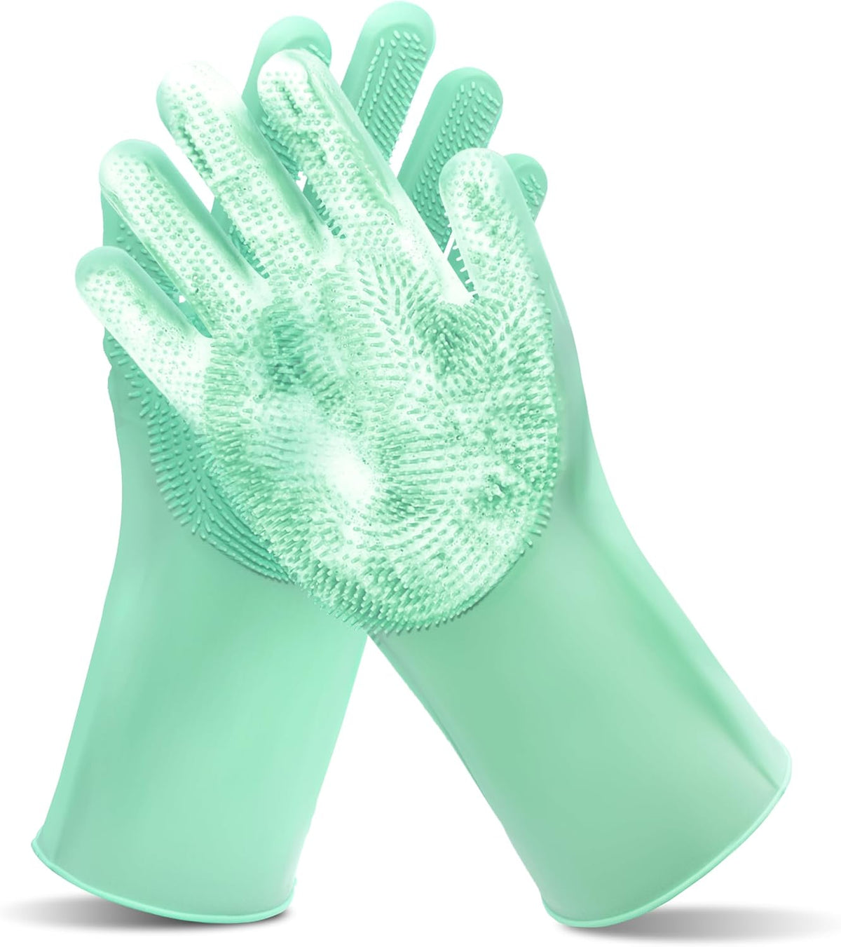 Pet Grooming Gloves-Dog Washing Gloves with High-Density Teeth, Dog Bath Scrubber with Enhanced Five Finger Design, Silicone Gloves for Dogs and Cats Bathing, Massage (Pink) - Image 13
