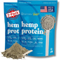 Kannabu Salvare Hemp Protein Powder front view of two containers for vegan nutrition.