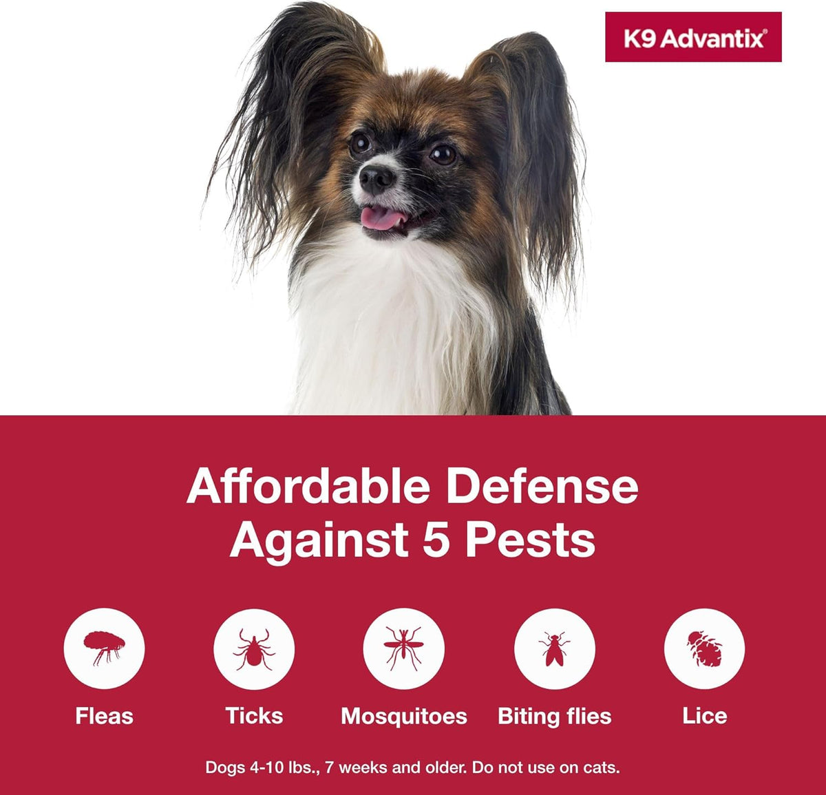 K9 Advantix two treatments pack for small puppies and dogs