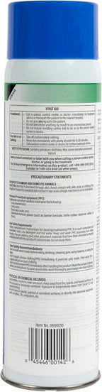 Prozap premium pyrethrin bug spray back label instructions for home and farm use