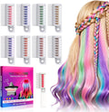 Lawoho 8 color temporary hair chalk comb set front view