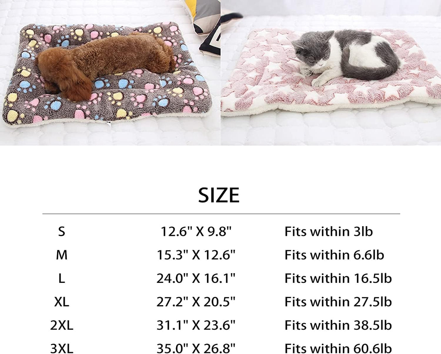 Soft flannel lamb fleece cat blanket for stress relief