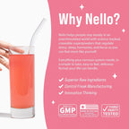 Nello Superbalance Hormonal Support Drink Mix, SRI-81 Shatavari, Myo-Inositol, Rhodiola Rosea, Vitamin C, Magnesium, Theobromine (20 Servings, Strawberry Lemonade) - Image 5