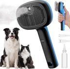 Pecute Self-Cleaning Steam Dog Cat Brush for Heavy Shedding/Long Coats | Gentle, Undercoat removal & smoothing, Shedding control, For water-anxious pets, 2 cool mist modes, XL tank, 240-min runtime - Image 12