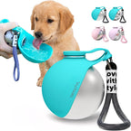 Dog Water Bottle, 10oz Stainless Steel Portable Dog Water Bottle with Foldable Silicone Bowl, 2-in-1 Portable Dog Water Bowl for Water & Food, Water Dispenser for Dogs Walking (Pink) - Image 11