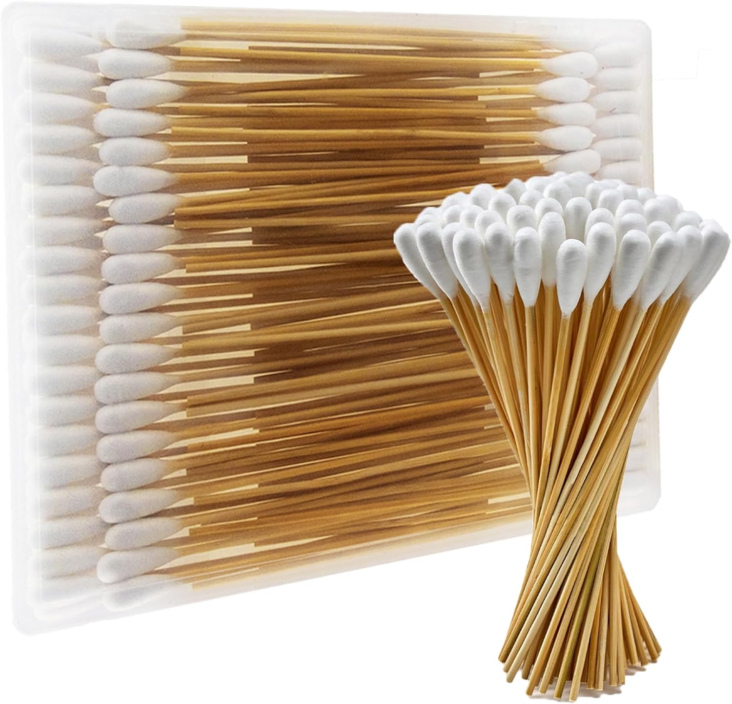 Eco-friendly bamboo cotton swabs for large dog breeds