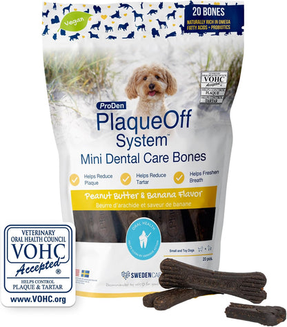 ProDen PlaqueOff System Dental Care Bones - Dog Teeth Cleaning Bones for Oral Hygiene -Medium/Large Canine Formula - Bacon Flavor -17 oz(Packaging May Vary) - Image 13