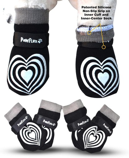 Medical Therapeutic Double Sided Non-Slip Cotton Dog Socks | PawFlex Comfy Pawz Silicone Grip on Inner Cuff No Twisting or Sliding Off | Senior & Disabled Dog Traction Control |Pet Paw Protection - Image 10