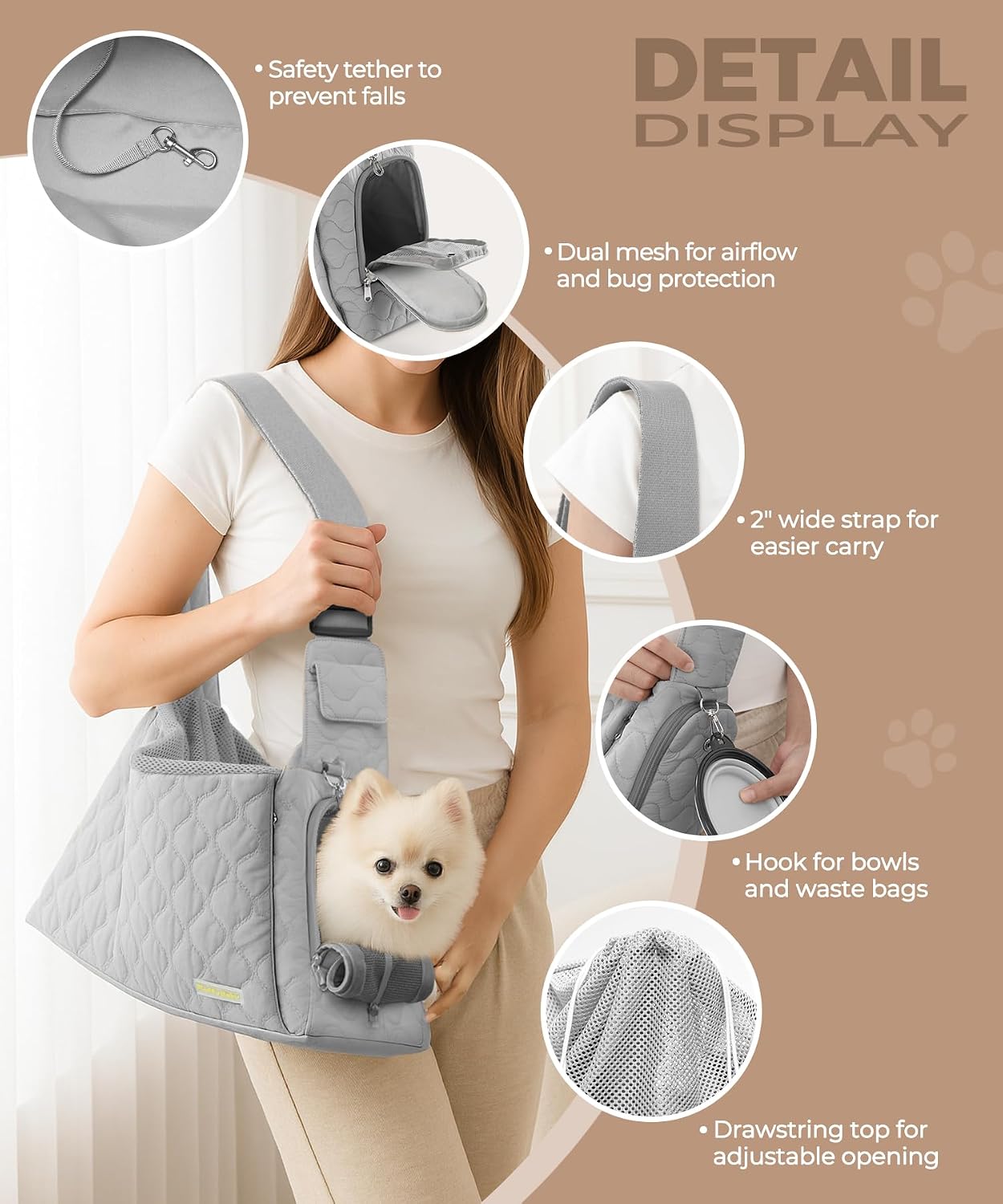 Interior view of pet carrier highlighting the hard honeycomb base support