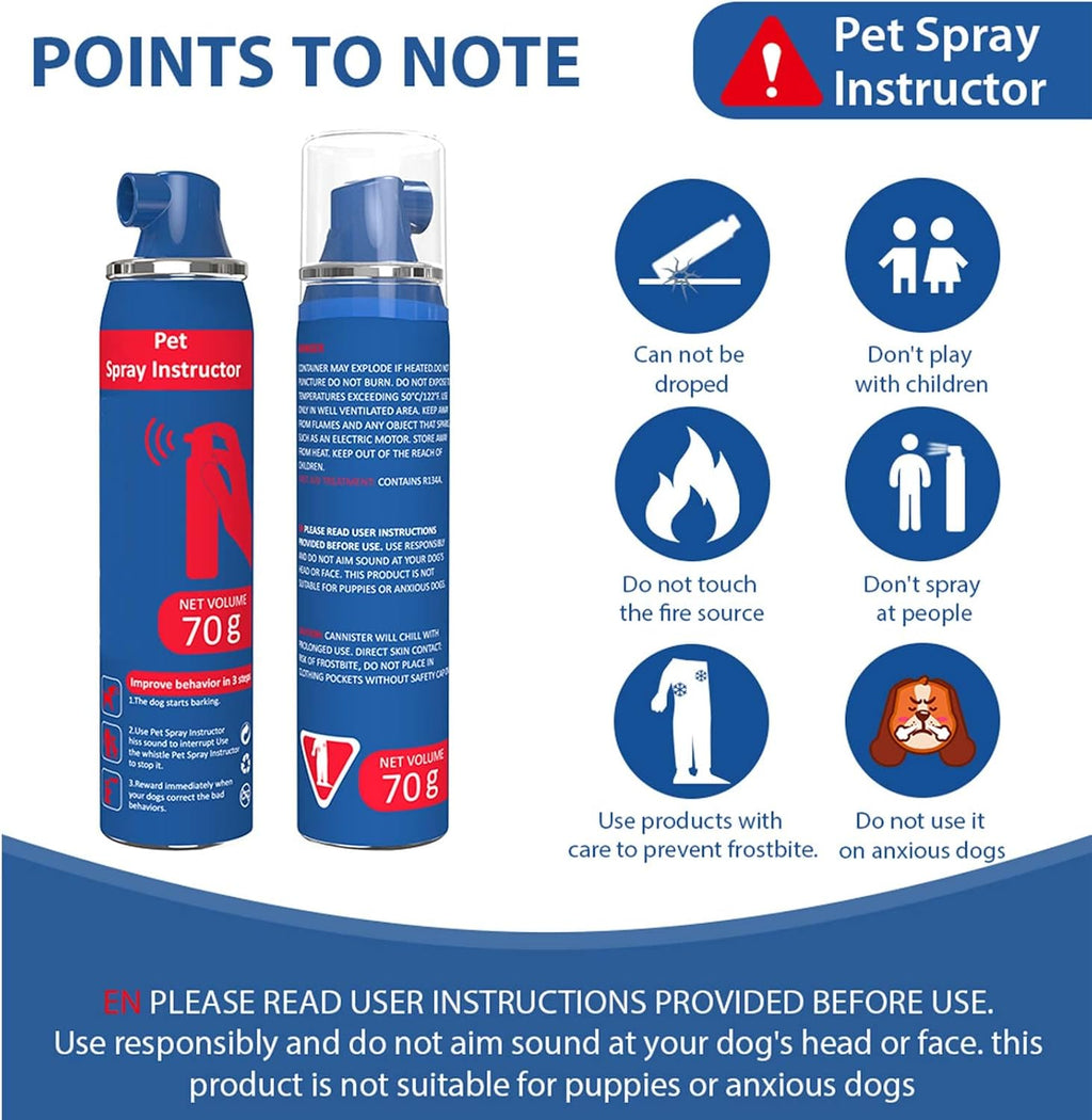 Authentic USA imported dog training spray 2 pack