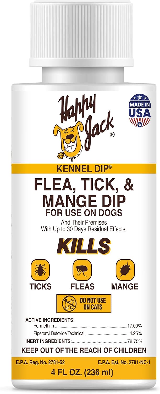 Happy Jack Flea and Tick Powder for Dogs & Puppies, Flea Powder for Flea Treatment & Control, Kills Pests, Ticks & Lice, Odorless & Non-Staining, Dust on Sleeping Quarters & Dogs (5 oz) - Image 12