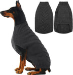 IECOii extra large dog sweater front view on a Labrador
