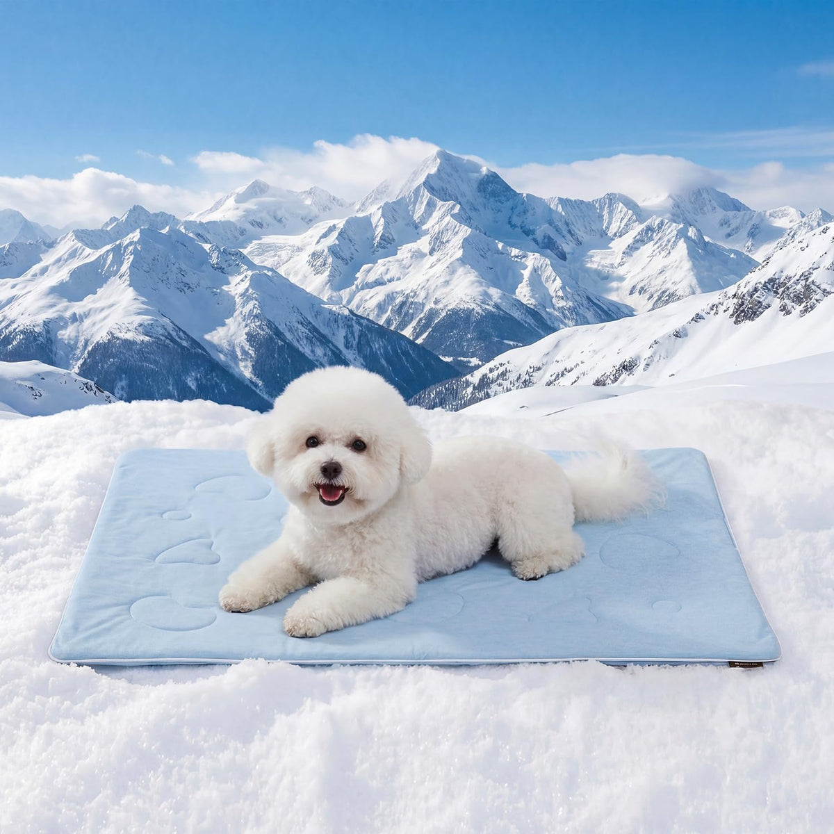 ZOMISIA Cooling Blanket for Large Dogs - Washable Dog Cooling Mat for Hot Weather, Travel Soft Pet Summer Essentials, Grey, 40"x50" - Image 9