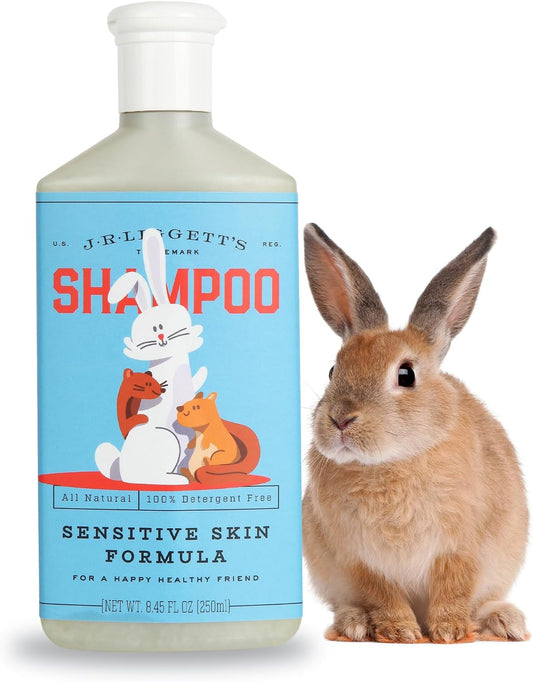 J.R.LIGGETT'S Liquid Small Animal Shampoo front bottle view for pet grooming