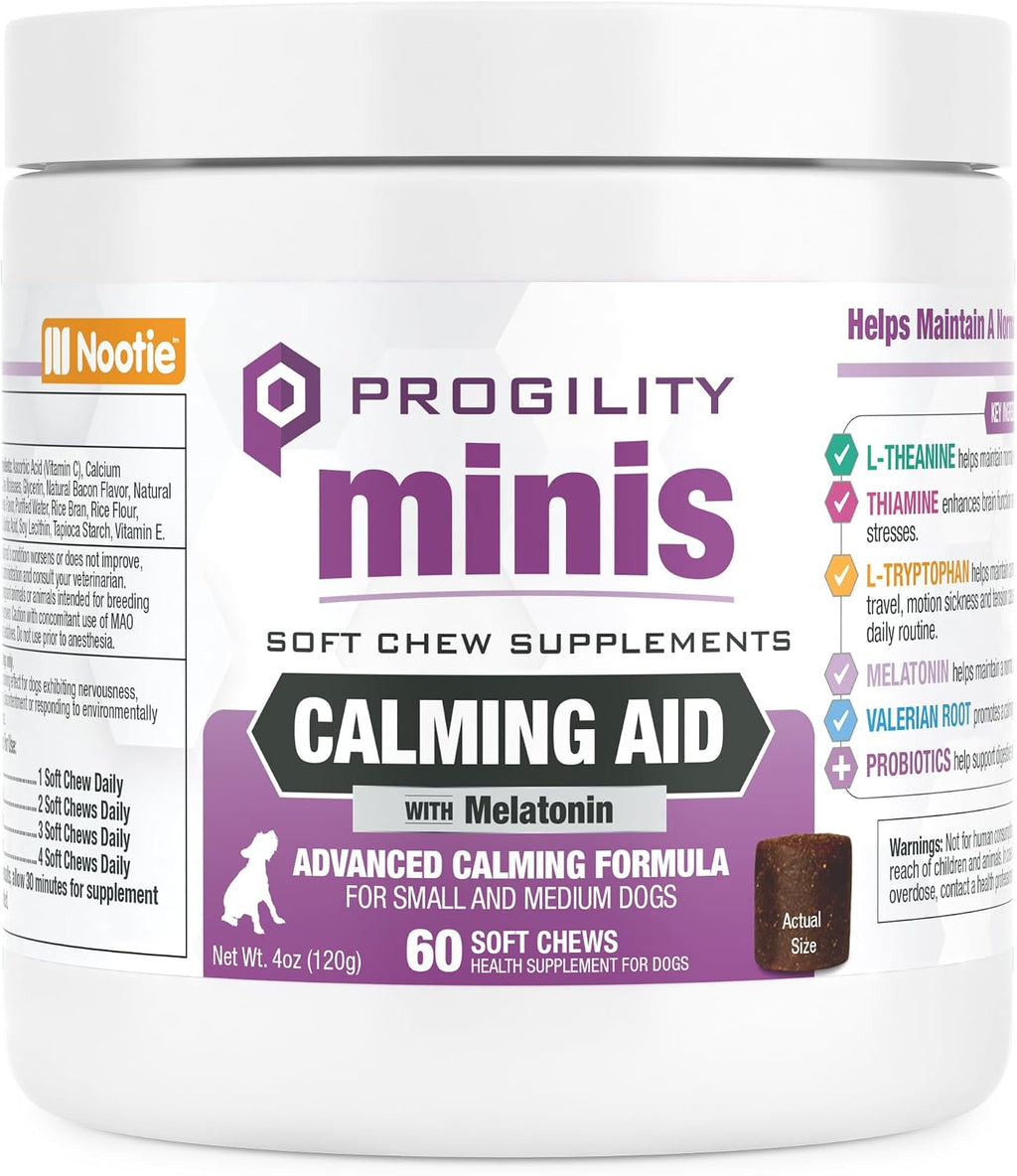 Close up of Nootie Progility soft calming chews texture